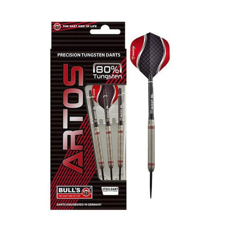 Bull's DE Artos AR3 Red 80% Tungsten Steel Tip Darts