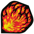 Bull's DE Base Dart Flights - Fire