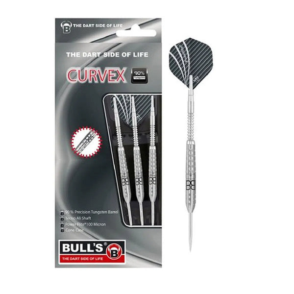 Bull's DE Curvex C1 90% Tungsten Steel Tip Darts-1-21 GRAM-Premier Darts