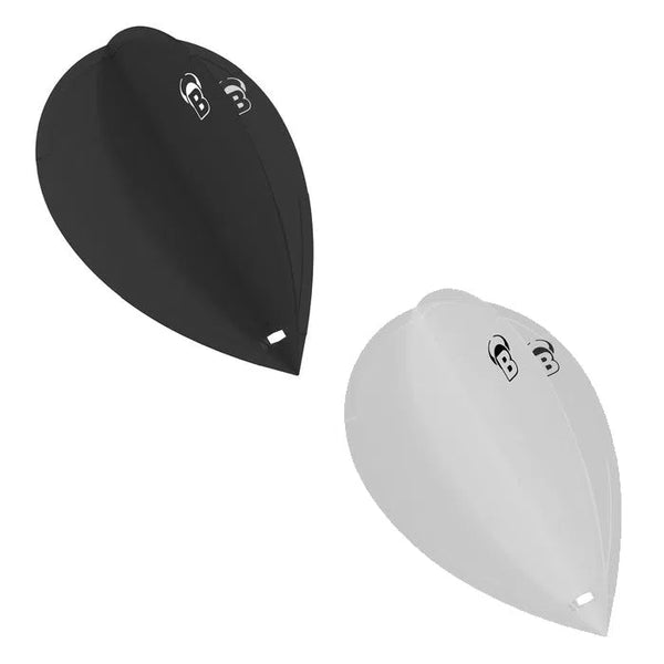 Bull's DE Dragon Extra Strong Pear Dart Flights-1-Black-Premier Darts