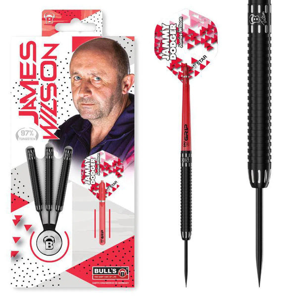 Bull's DE James Wilson 97% Tungsten Steel Tip Darts-1-22 GRAM-Premier Darts
