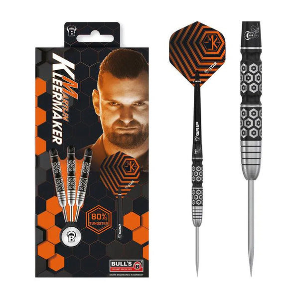 Bull's DE Martijn Kleermaker 80% Tungsten Steel Tip Darts-1-21 GRAM-Premier Darts