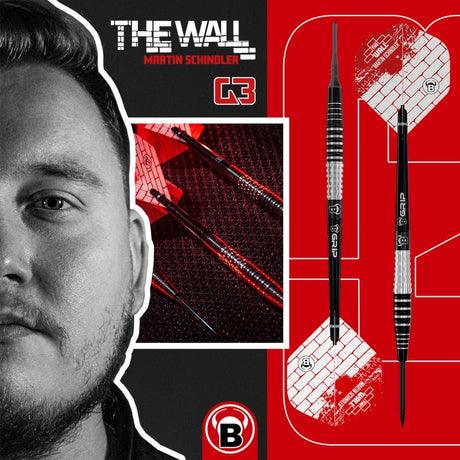 Bull's DE Martin Schindler G3 90% Tungsten Steel Tip Darts