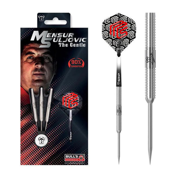 Bull's DE Mensur Suljovic 90% Tungsten Steel Tip Darts-1-21 GRAM-Premier Darts