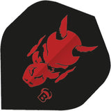 Bull's DE Motex Dart Flights  Red Devil