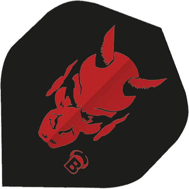 Bull's DE Motex Dart Flights  Red Devil