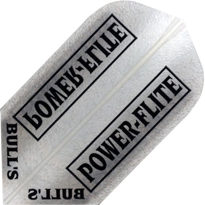 Bull's DE Powerflite Clear Slim Flights