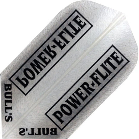 Bull's DE Powerflite Clear Slim Flights