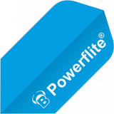 Bull's DE Powerflite Light Blue Slim Flights