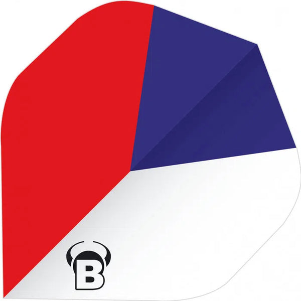 Bull's DE Powerflite Red, White & Blue Standard Flights-1-Premier Darts