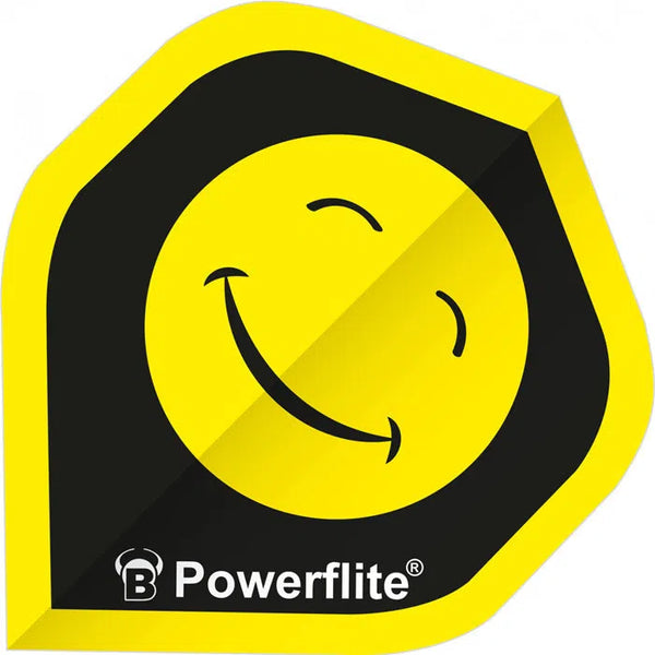 Bull's DE Powerflite Smiley Face Standard Flights-1-Premier Darts