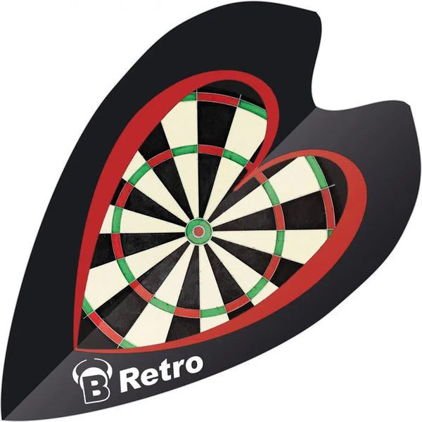 Bull's DE Retro Dart Board Dart Flights-1-Premier Darts