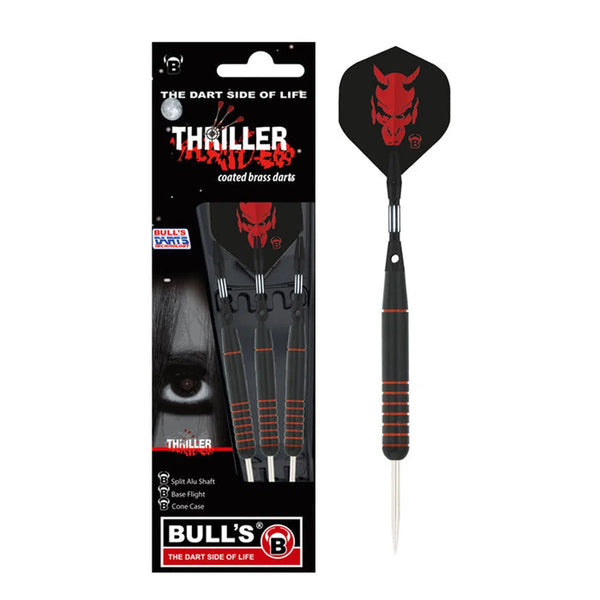 Bull's DE Thriller Ringed Brass Steel Tip Darts-1-21 GRAM-Premier Darts
