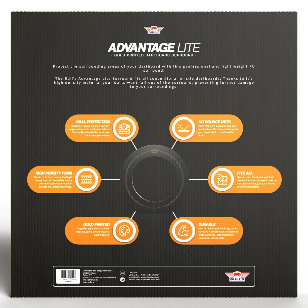 Bull's NL Advantage Lite Gold Surround