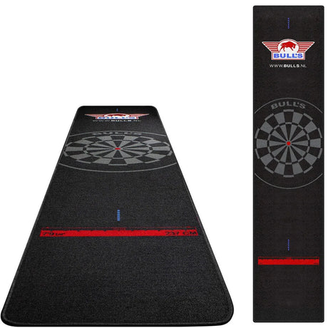 Bull's NL Carpet Dartmat BlackBlack 300x65cm