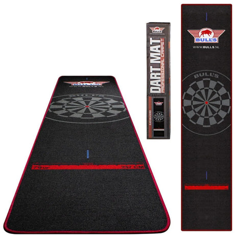 Bull's NL Carpet Dartmat Black-Red 300x65cm