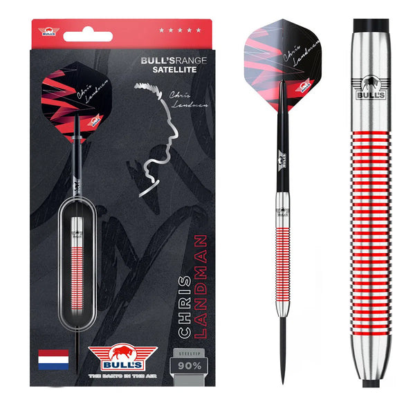 Bull's NL Chris Landman 90% Tungsten Steel Tip Darts-1-21 GRAM-Premier Darts