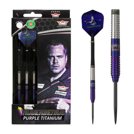 Bull's NL Dirk van Duijvenbode Aubergenius 90% Tungsten Steel Tip Darts