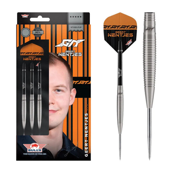 Bull's NL Geert Nentjes 80% Tungsten Steel Tip Darts-1-22 GRAM-Premier Darts