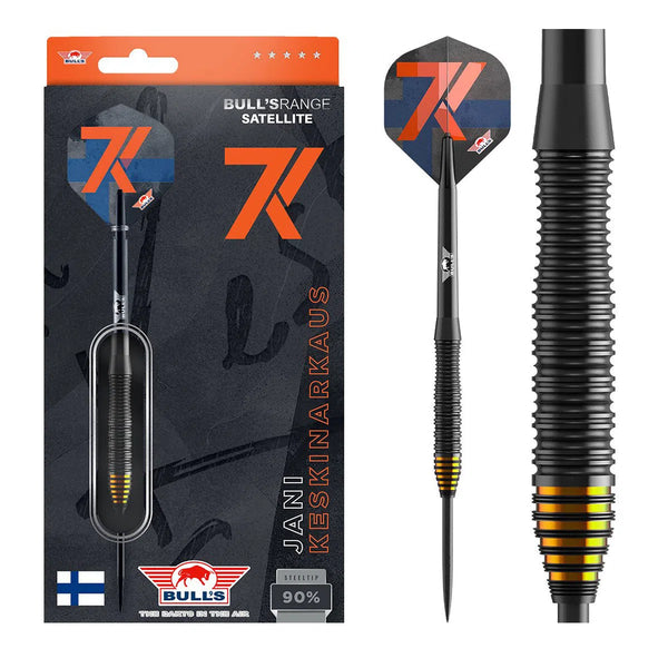 Bull's NL Jani Keskinarkaus 90% Tungsten Steel Tip Darts-1-23 GRAM-Premier Darts