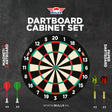 Bull's NL Magentic Paper Dartboard Cabinet Set