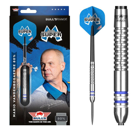 Bull's NL Mario Vandenbogaerde E2 80% Tungsten Steel Tip Darts