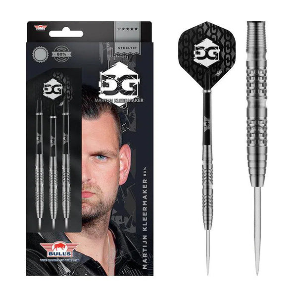 Bull's NL Martijn Kleermaker 80% Tungsten Steel Tip Darts-1-22 GRAM-Premier Darts