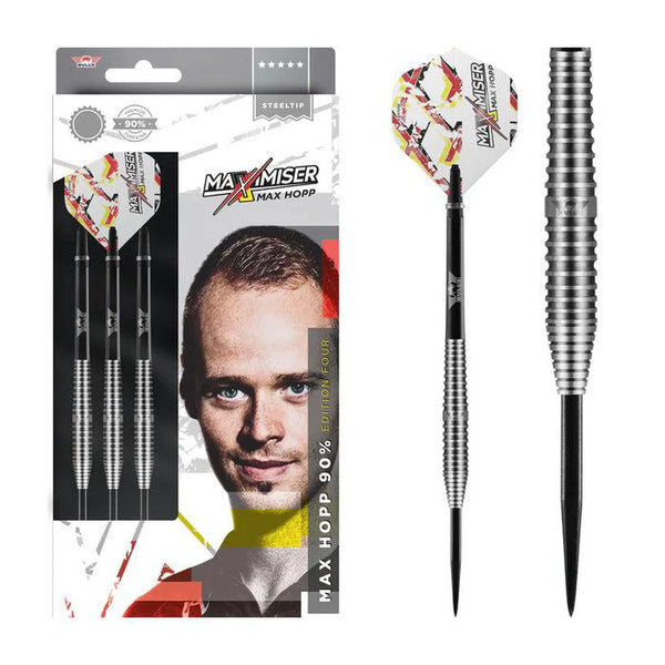 Bull's NL Max Hopp Edition 4 90% Tungsten Steel Tip Darts-1-22 GRAM-Premier Darts
