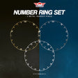 Bull's NL Metal Number Ring Set (Set of 3)