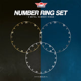 Bull's NL Metal Number Ring Set (Set of 3)