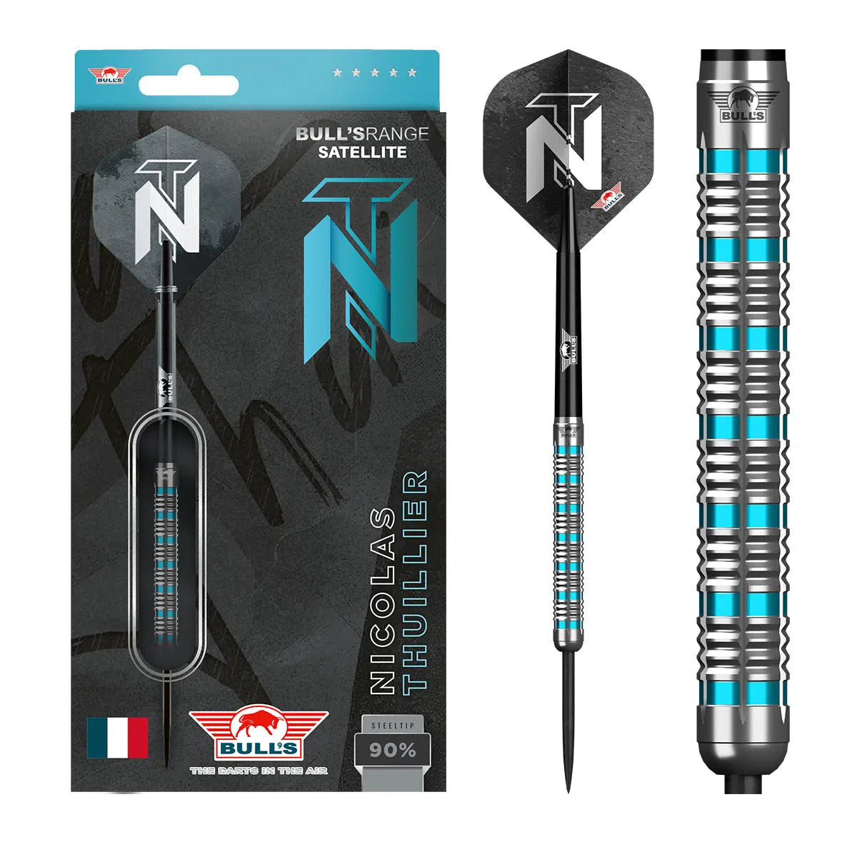 Bull's NL Nicolas Thuillier 90% Tungsten Steel Tip Darts
