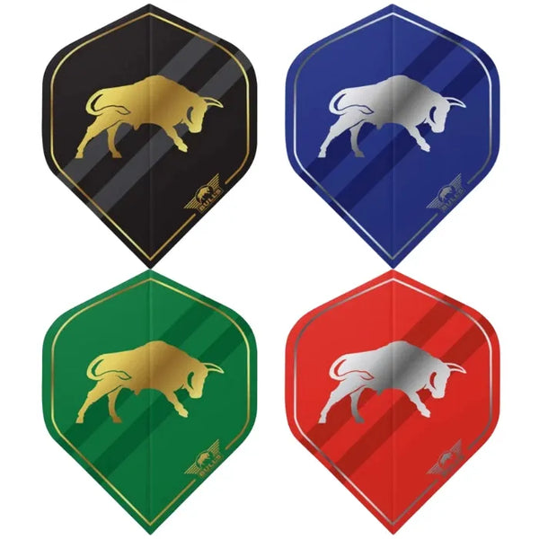 Bull's NL Retro Standard Flights-1-Black-Premier Darts