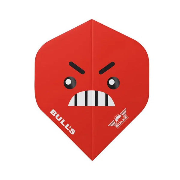 Bull's NL Smiley Angry Standard No2 Flights-1-Premier Darts