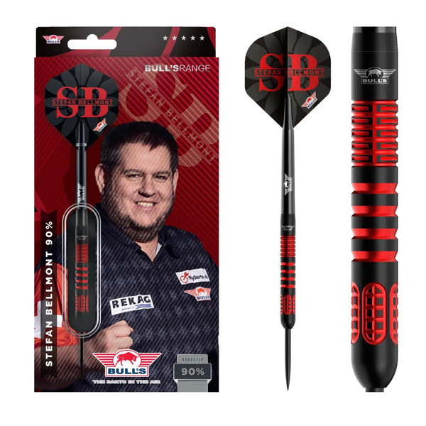 Bull's NL Stefan Bellmont 90% Tungsten Steel Tip Darts-1-19 GRAM-Premier Darts