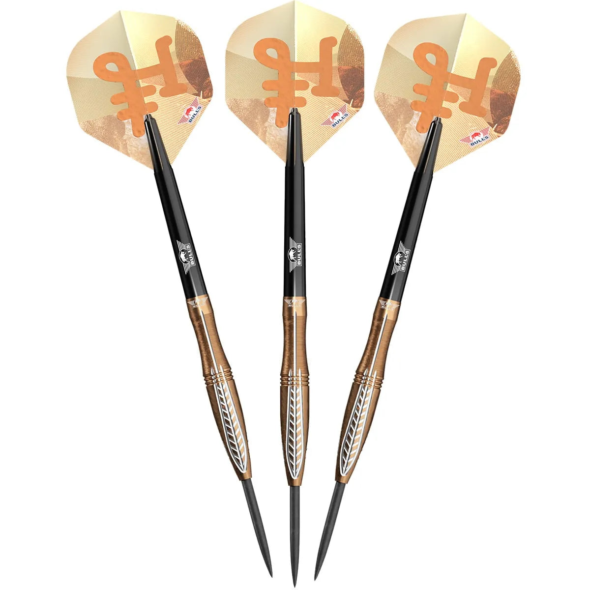 Bull's NL Bronzo Flux 90% Tungsten Steel Tip Darts