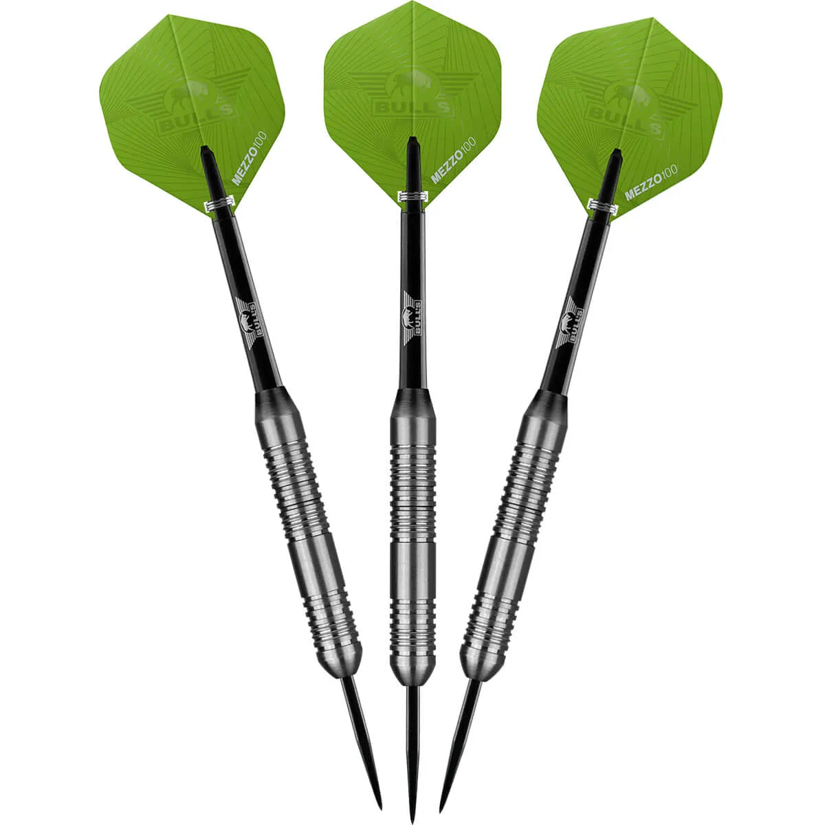 Bull's NL Charge Green Stainless Steel Tip Darts-10-22 GRAM-Premier Darts