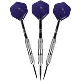 Bull's NL Charge Purple Nickel Coated Brass Steel Tip Darts-10-22 GRAM-Premier Darts