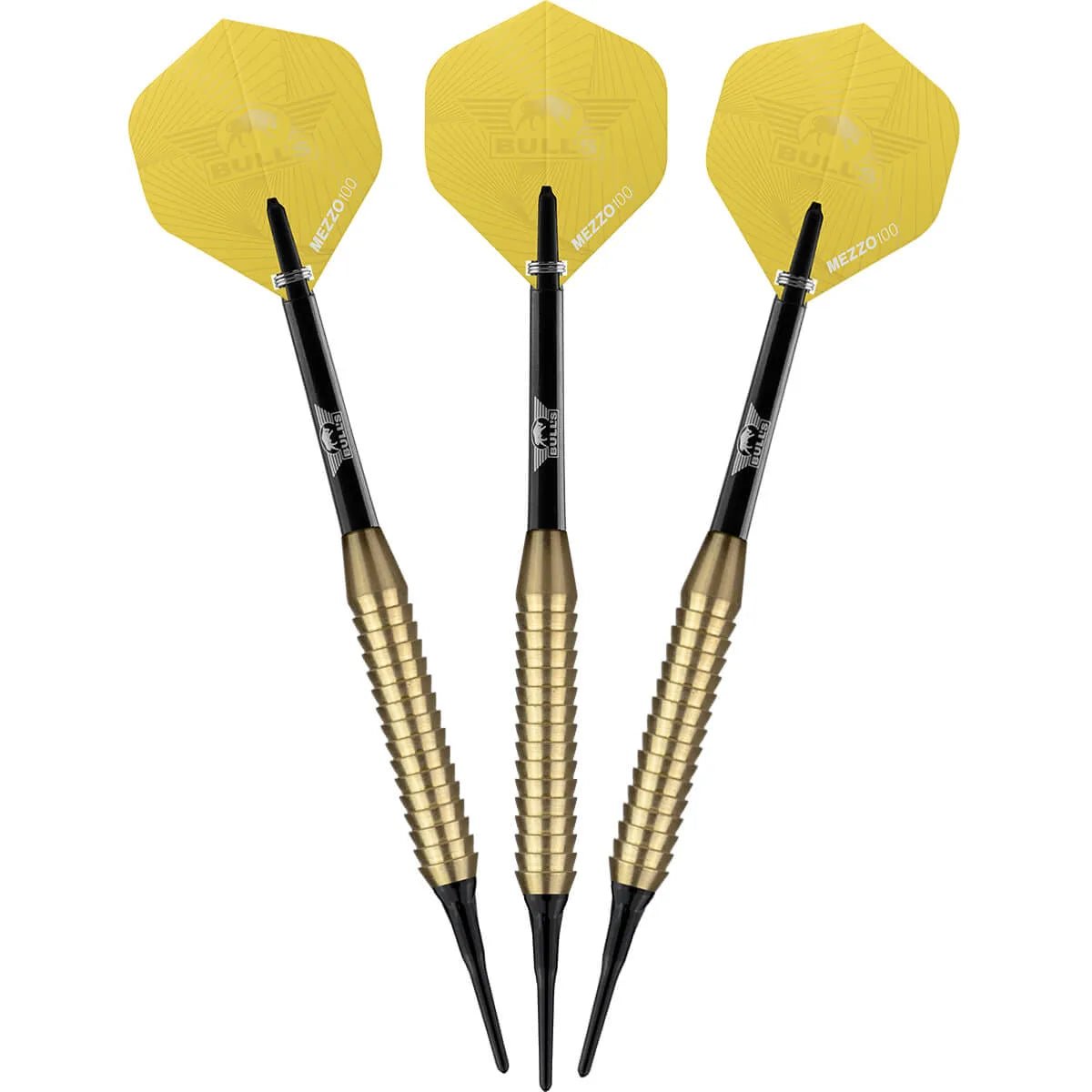 Bull's NL Charge Yellow Brass Soft Tip Darts-2-18 GRAM-Premier Darts