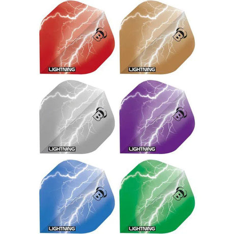Bull's DE Lightning Dart Flights  Assorted Colours