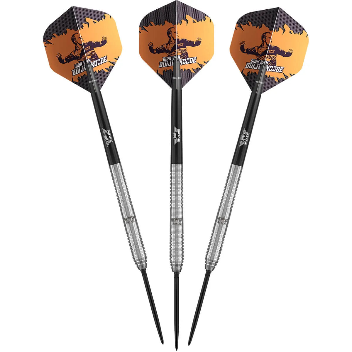 Bull's NL Dirk van Duijvenbode Original CP 90% Tungsten Steel Tip Darts-4-22 GRAM-Premier Darts