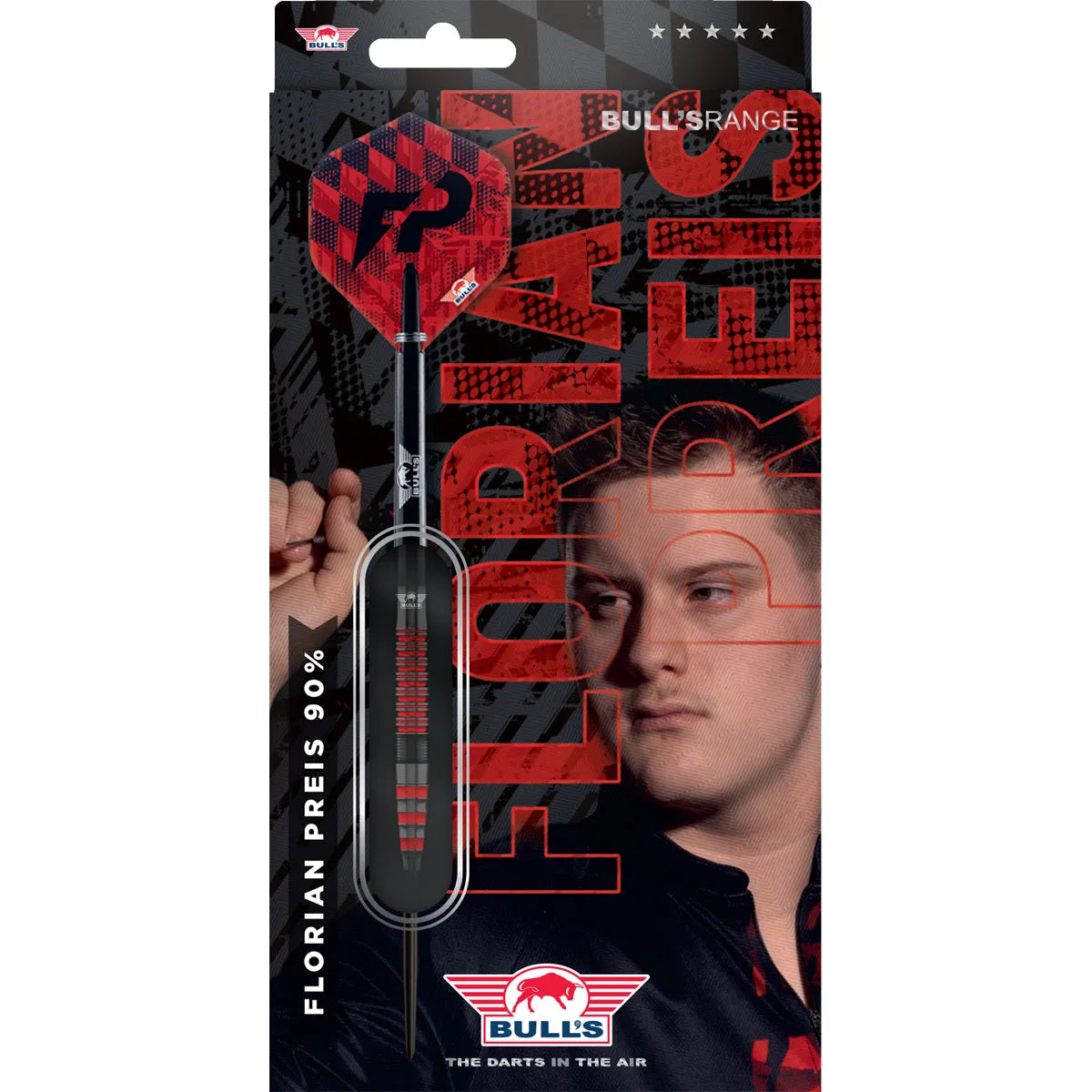 Bull's NL Florian Preis 90% Tungsten Steel Tip Darts