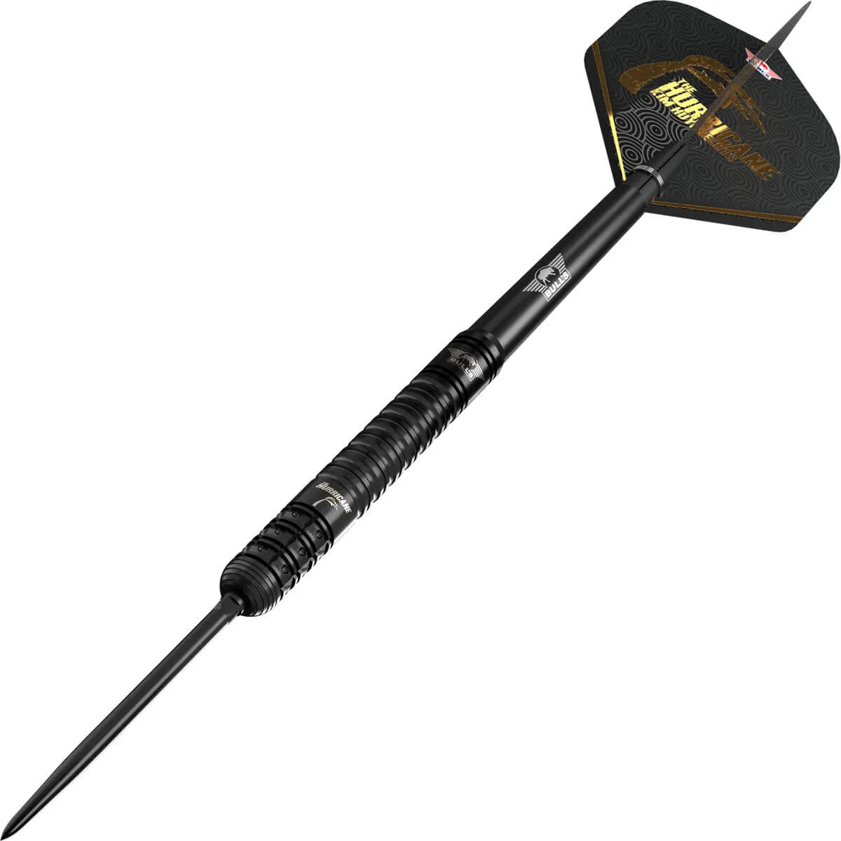 Bull's NL Kim Huybrechts E2 Black CP 90% Tungsten Steel Tip Darts-2-23 GRAM-Premier Darts