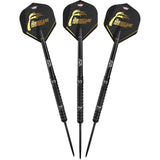 Bull's NL Kim Huybrechts E2 Black CP 90% Tungsten Steel Tip Darts-4-23 GRAM-Premier Darts