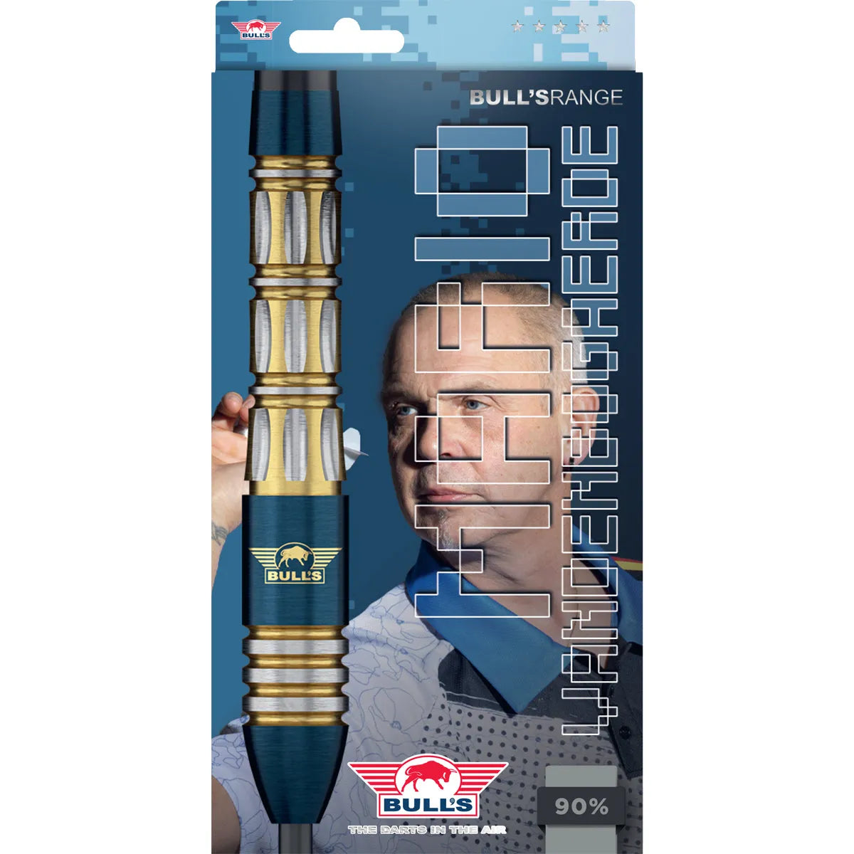 Bull's NL Mario Vandenbogaerde E3 90% Tungsten Steel Tip Darts-5-22 GRAM-Premier Darts