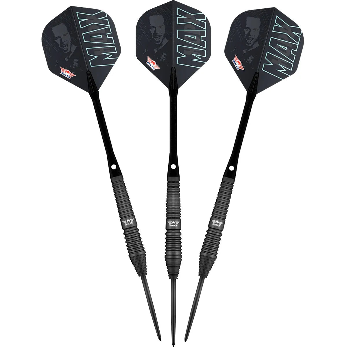 Bull's NL Max Hopp Black 80% Tungsten Steel Tip Darts