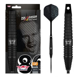 Bull's NL Max Hopp Black CP 80% Tungsten Steel Tip Darts-1-22 GRAM-Premier Darts