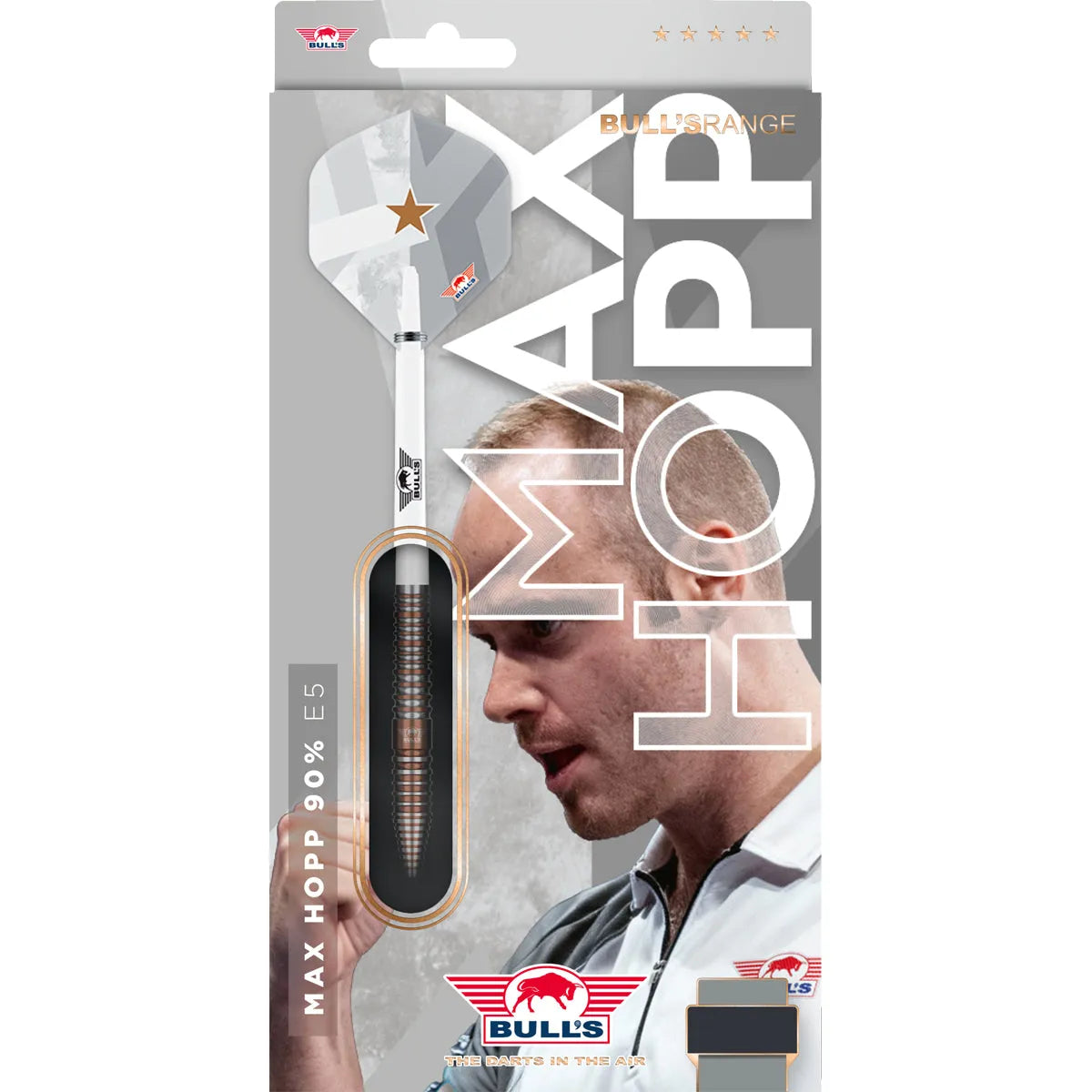 Bull's NL Max Hopp E5 90% Tungsten Steel Tip Darts