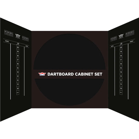Bull's NL Magentic Paper Dartboard Cabinet Set
