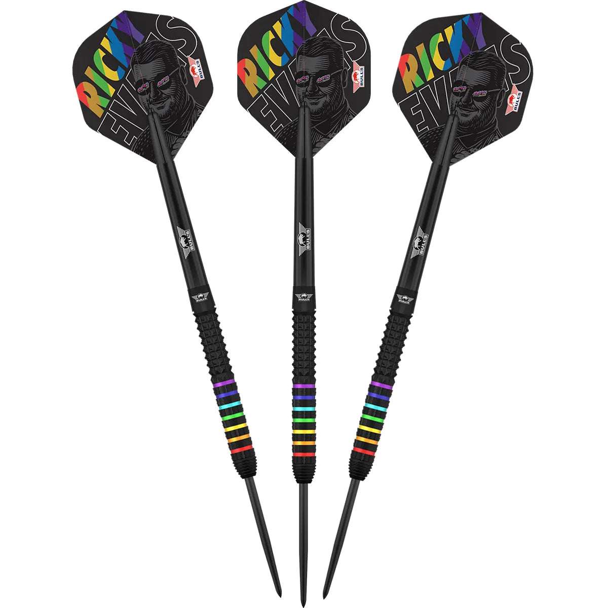 Bull's NL Ricky Evans 95% Tungsten Steel Tip Darts-4-23 GRAM-Premier Darts
