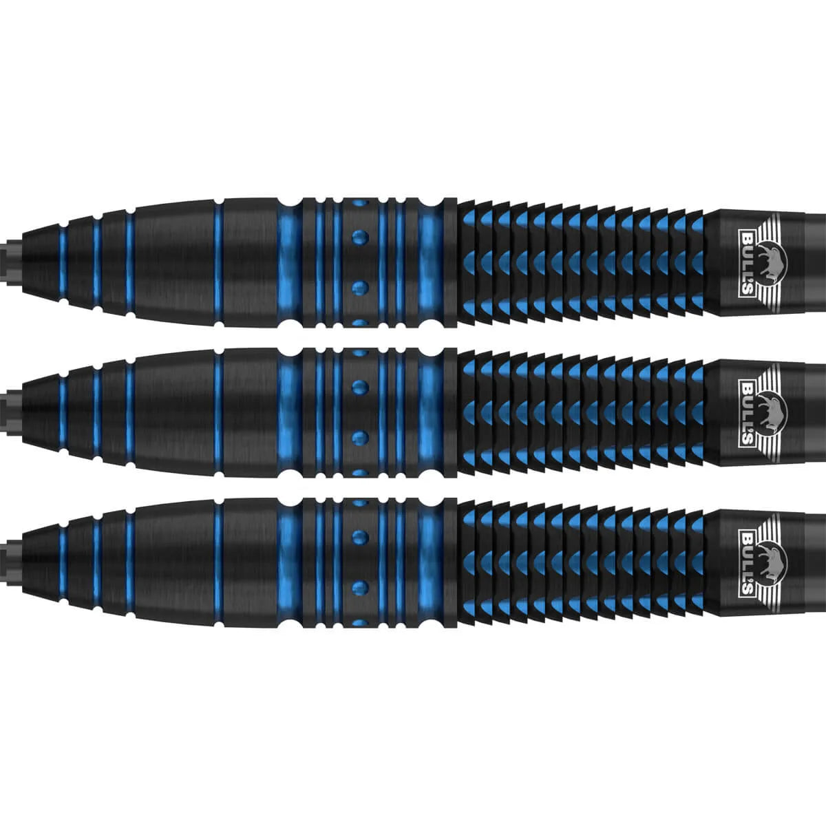Bull's NL Blue Frost CP 90% Tungsten Steel Tip Darts-3-22 GRAM-Premier Darts